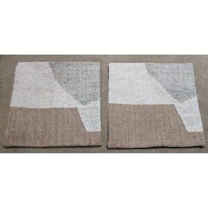 NEW~Creative Co-op, Inc. 20" X 20" Wool Blend Classic Pillow Cover Set of 2